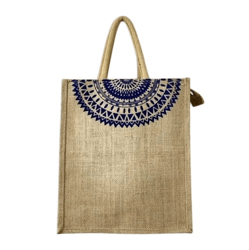 JUTE BIG BAG SCREEN PRINTING (NATURAL)